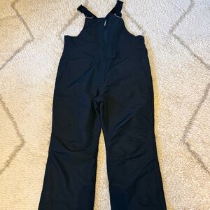 Lands' End Women's Expedition Waterproof Insulated Snow Bibs LIKE NEW!
